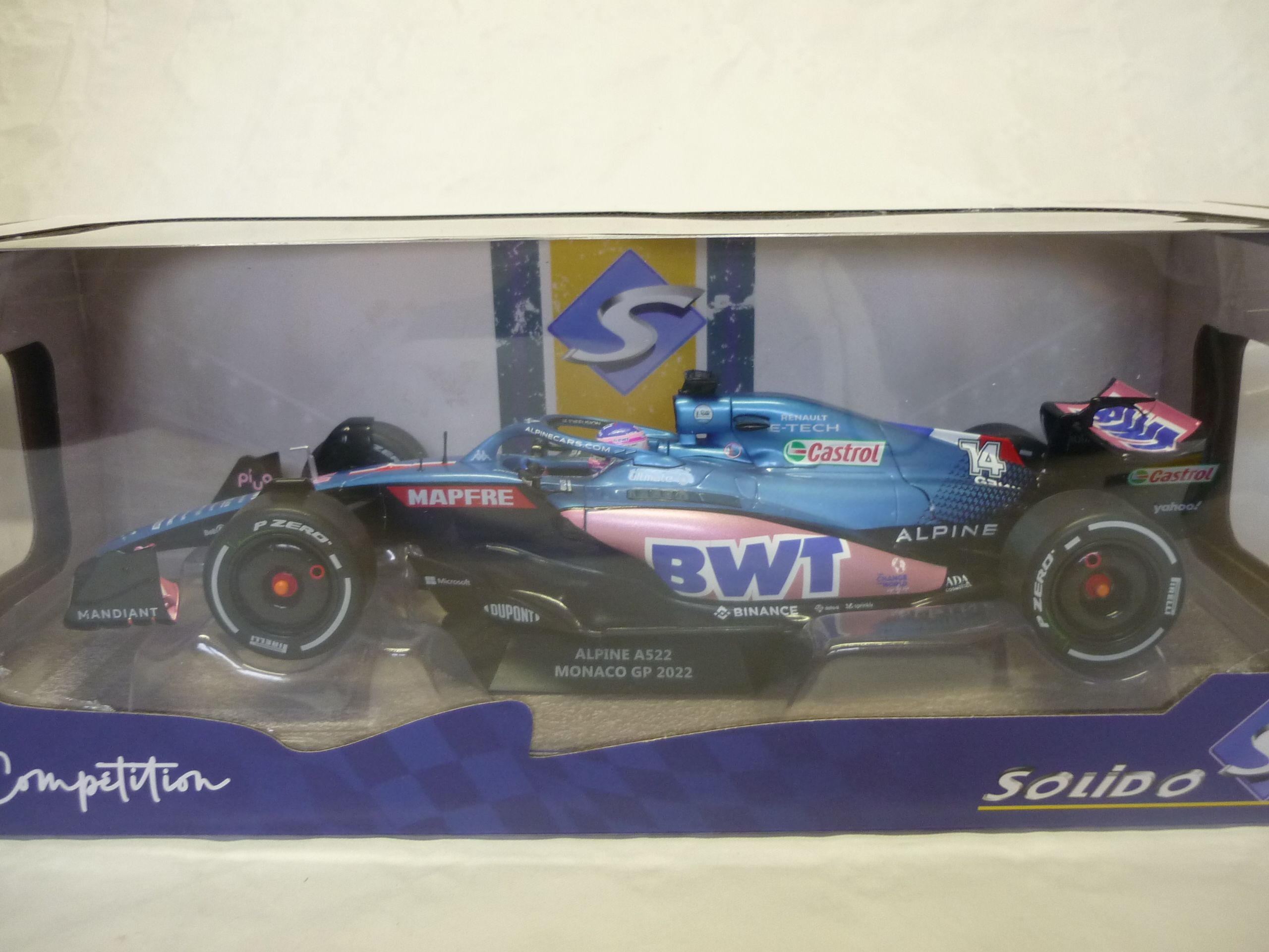 solido 1/18 Renault Alpine A522 GP Monaco 2022 Alonso ルノー