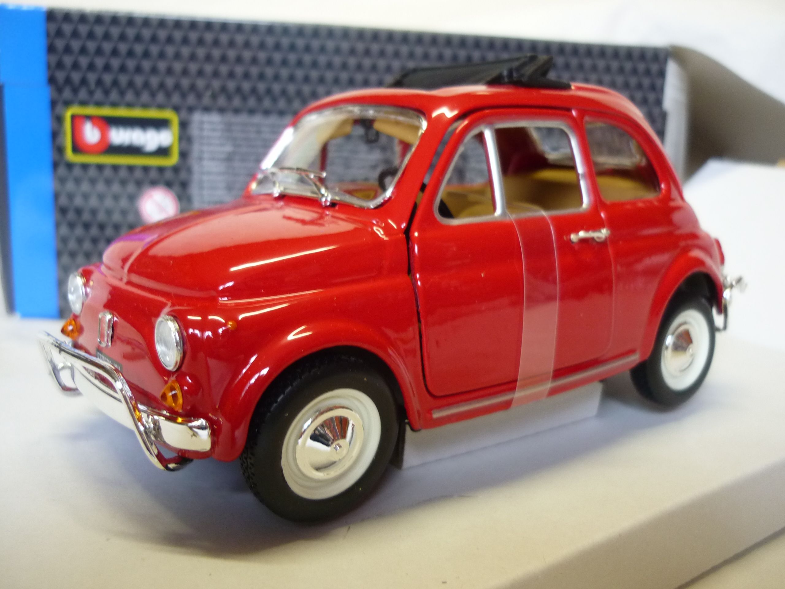 Maquette voiture Fiat 500 L 1968 1:24 - Maquette de voiture / voiture  miniature